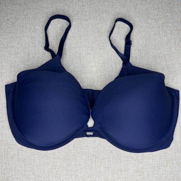 Victoria's Secret Navy Blue VERY SEXY Push Up Bra Size 38 DD EUC - Picture 1 of 8